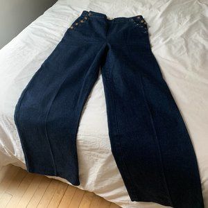 Sezane MARINO TROUSERS (denim)